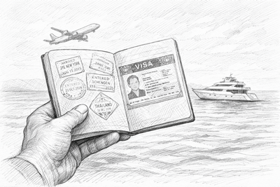 Оформлення візи до США – закордонний паспорт з візою, готовність до подорожі